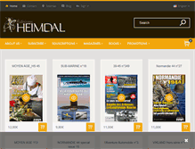 Tablet Screenshot of editions-heimdal.fr